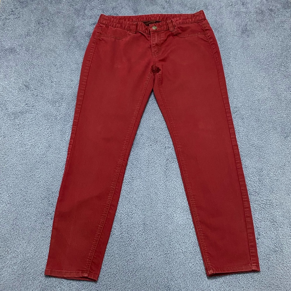 Giordano Brick Red Skinny Jeans